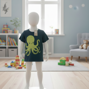 lupilu polera niños manga corta 100% algodón estampado marino oeko tex