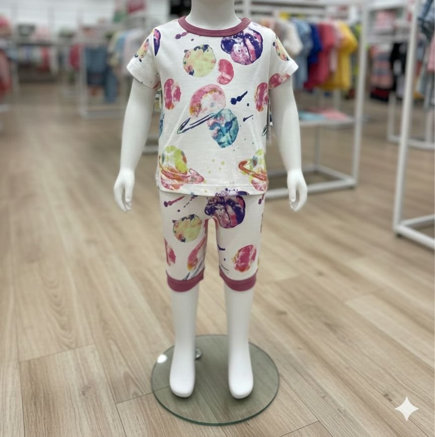 burt's bees baby conjunto polera y pantalón 100% algodón orgánico gots estampado acuarela burt's bees baby conjunto polera y pantalón 100% algodón orgánico gots estampado acuarela